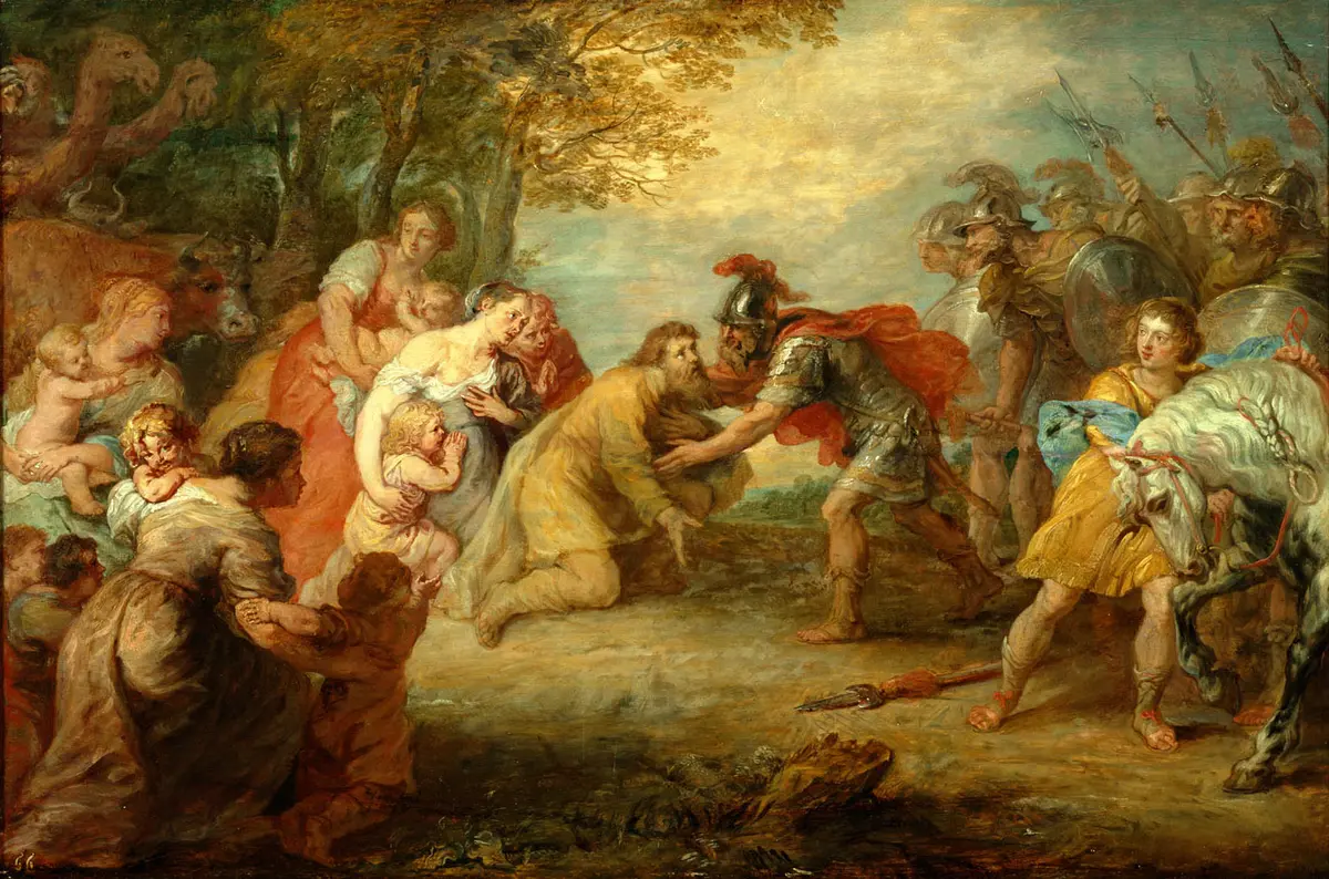 Versöhnung Jakobs mit Esau