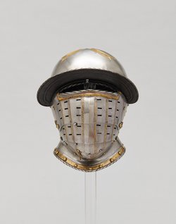 Geschlossene Sturmhaube zur „Algier-Garnitur“