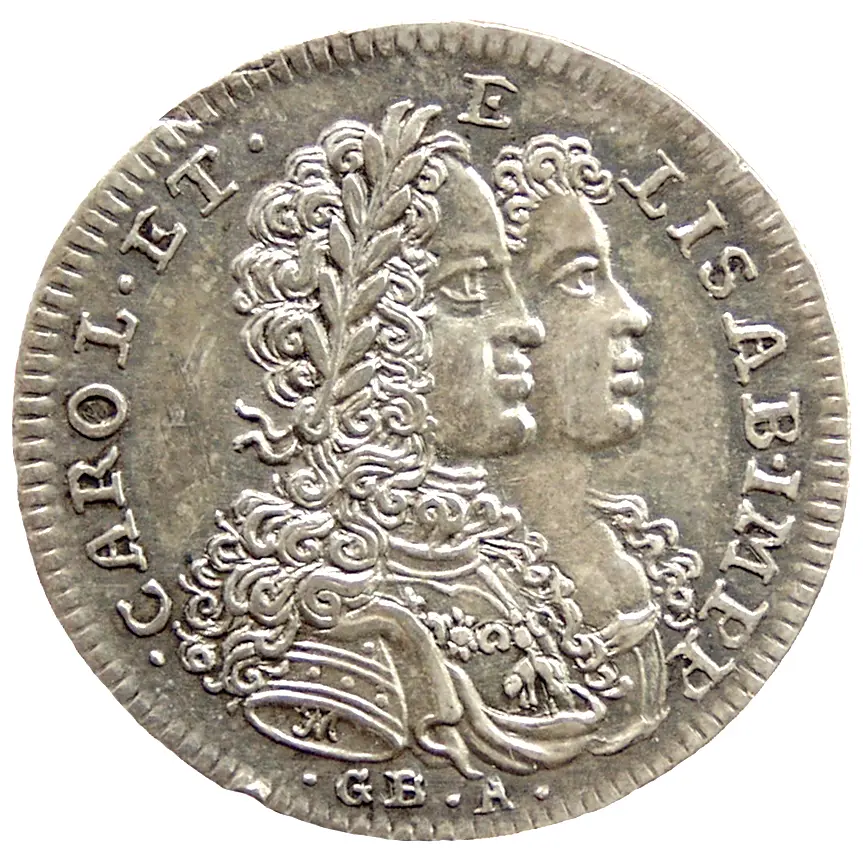 Neapel: Karl VI. auf die Geburt Ezh. Leopold Johann 1716