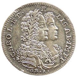 Neapel: Karl VI. auf die Geburt Ezh. Leopold Johann 1716