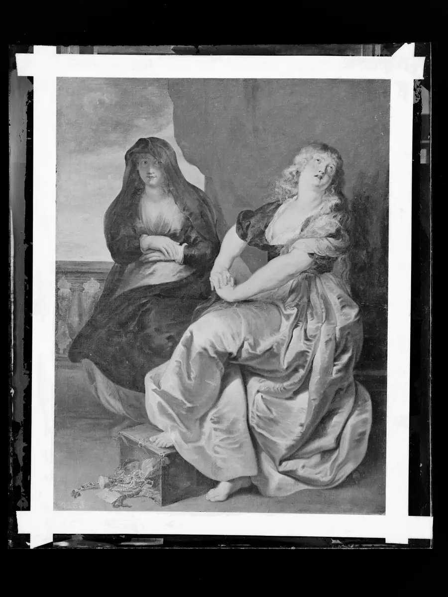 Reuige Magdalena und ihre Schwester Martha