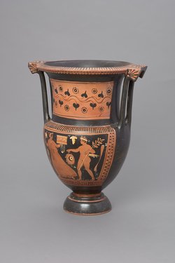 Frau und Satyr