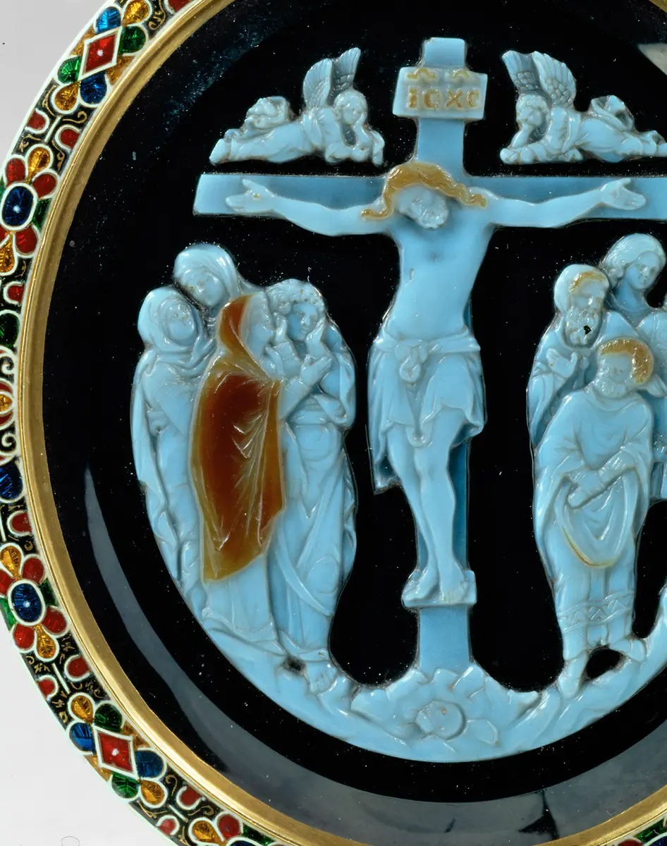 The Crucifixion (obverse), Adam and Eve (reverse)