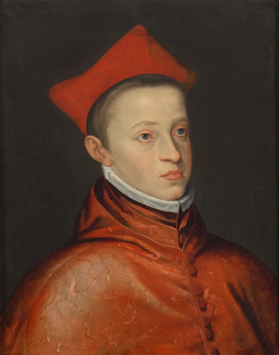 Erzherzog Albrecht VII. (1559-1621) als Kardinal, Brustbild