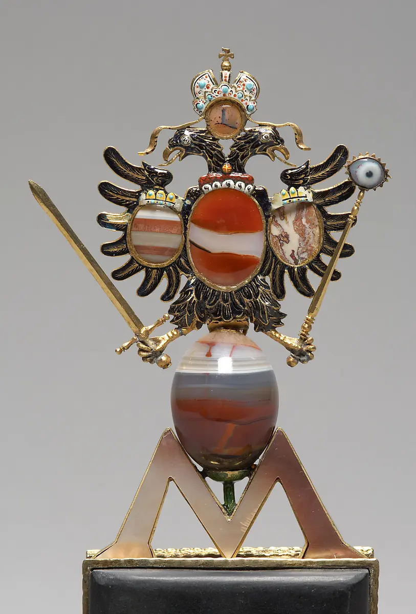 Probierstein mit kaiserlichem Doppeladler