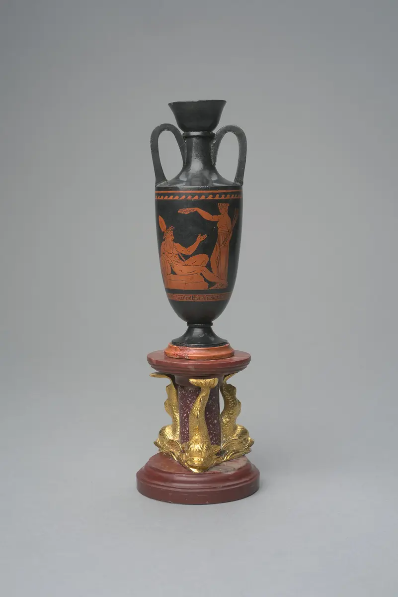 Vase der Ruinen von Paestum