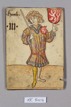 Kartenspiel, sog. Hofämterspiel