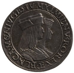 Habsburg: Kaiser Maximilian I. und Bianca Maria Sforza (dessen zweite Gemahlin)