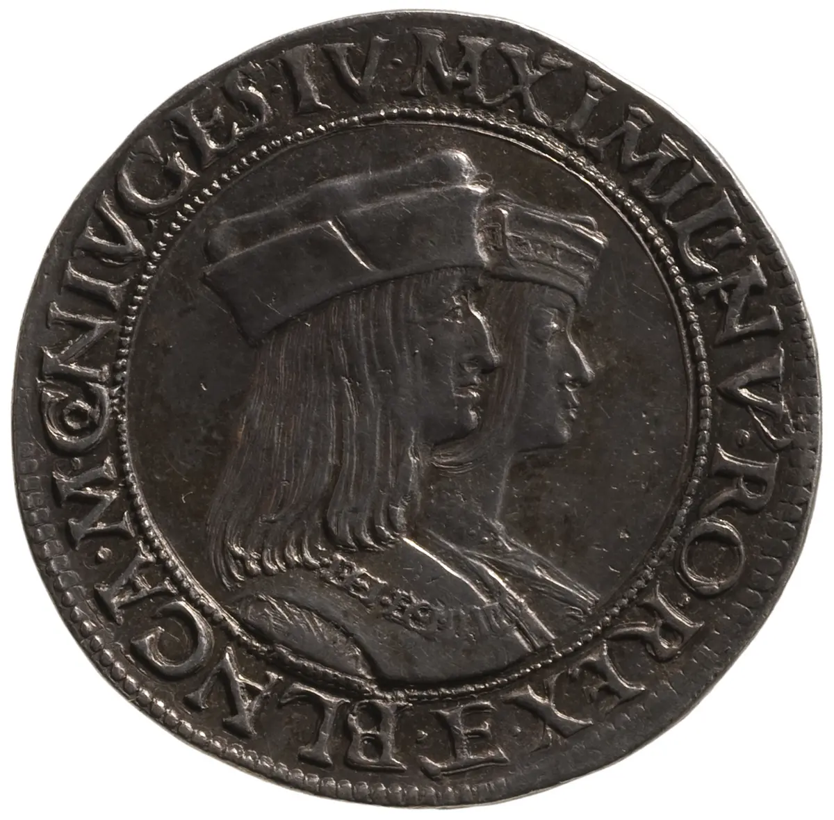 Habsburg: Kaiser Maximilian I. und Bianca Maria Sforza (dessen zweite Gemahlin)