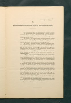 Bestimmungen für den Dienstbetrieb in den kunsthistorischen Sammlungen des Allerhöchsten Kaiserhauses
