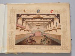Caroussel zur Anwesenheit J.J.K.K. Majestäten in Prag. den 5 Juni 1854. - Sr.k.k.Hoheit dem durchlauchtigsten Herrn Erzherzog Leopold in tiefster Ehrfurcht gewidmet und herausgegeben von G. Franceschini, Costüm-Direktor der k.k.Hoftheater in Wien.