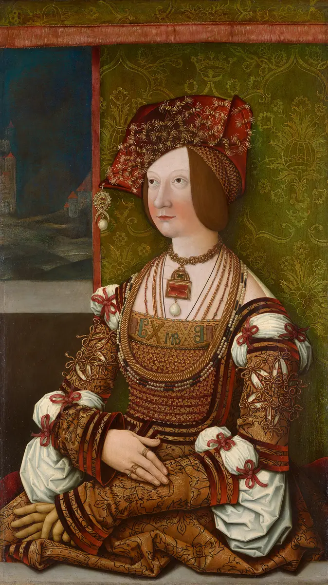 Bianca Maria Sforza (1472-1510), Kaiserin, Halbfigur