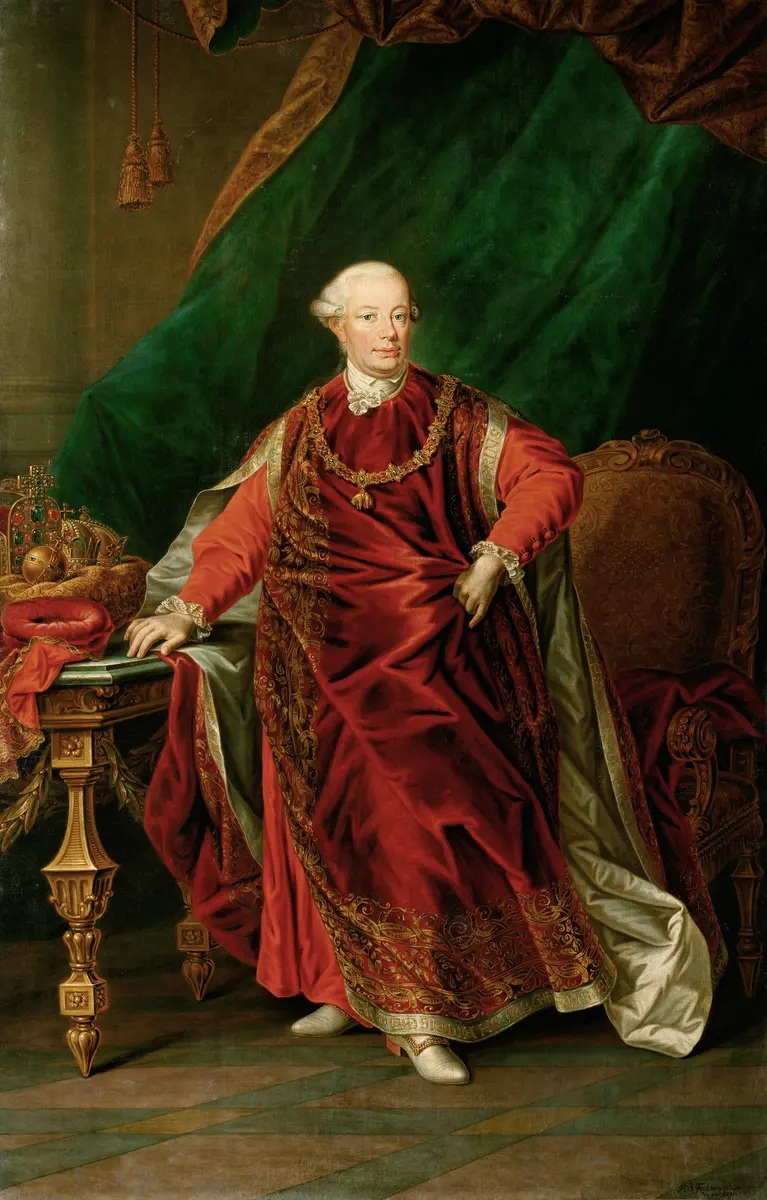 Kaiser Leopold II. (1747-1792) im Toisonornat