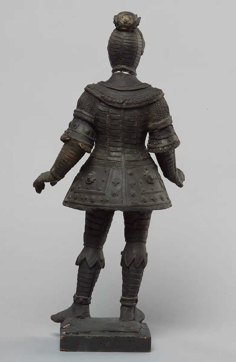 Leopold III. der Fromme, Herzog Leopold III. von Österreich, Statue, Statuette, Terracotta