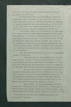 Provisorische Bestimmung für die Verwaltung der kunsthistorischen Sammlungen