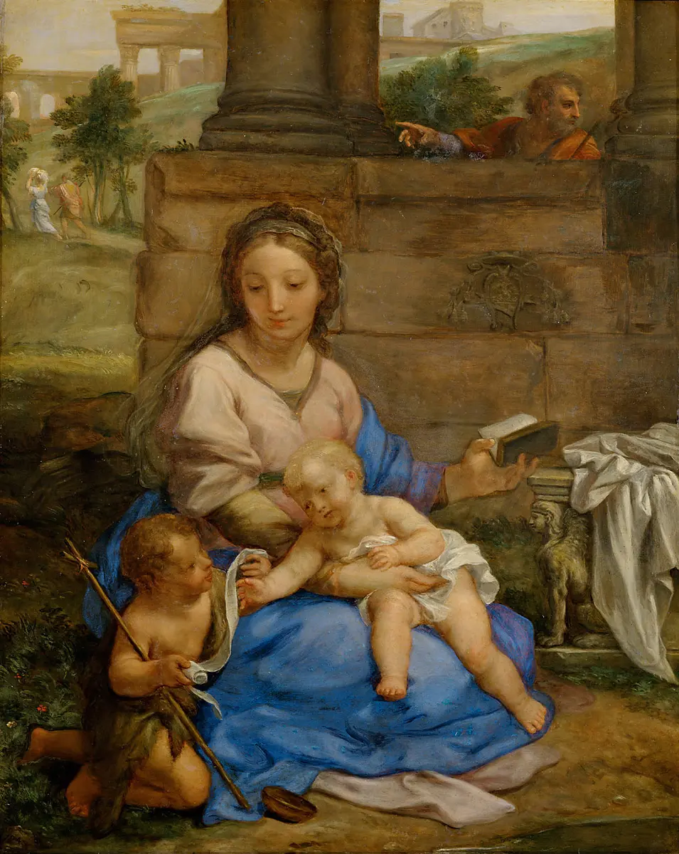 Maria mit Kind und Johannesknaben