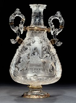 Flasche mit zwei Henkeln